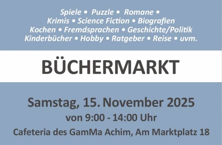 Büchermarkt im GamMa