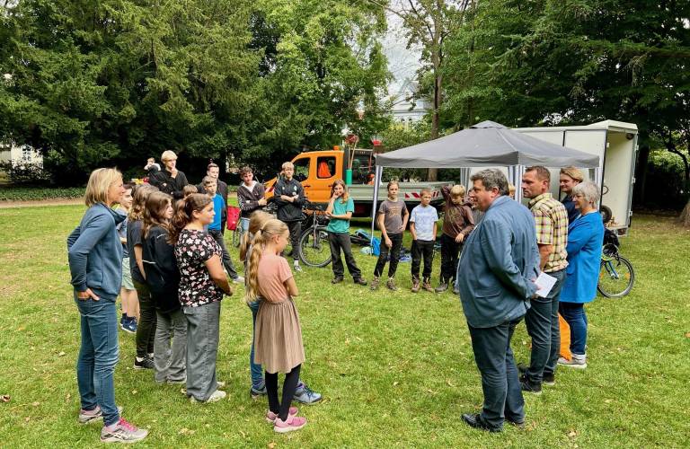 Unser Park soll schöner werden - Projektwoche am Cato Bontjes van Beek-Gymnasium 