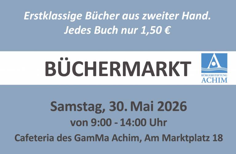 Büchermarkt im GamMa