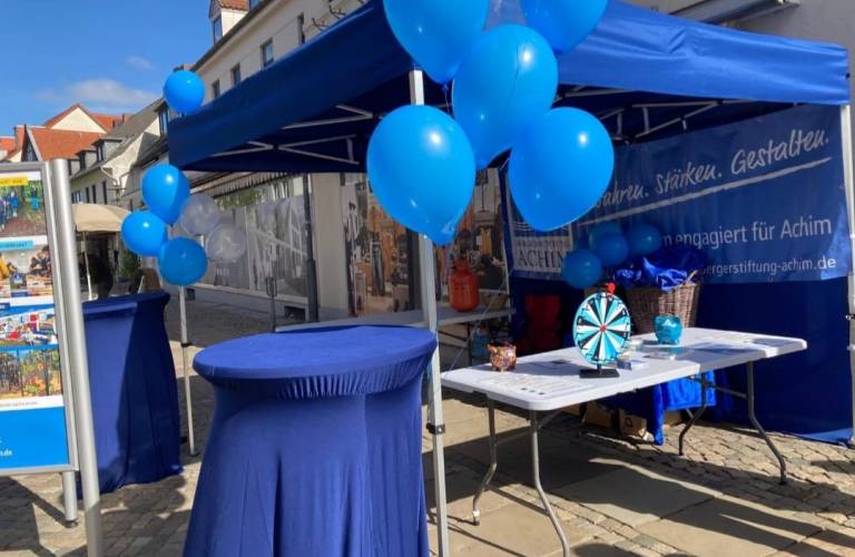 Die Bürgerstiftung war auf dem Maibaumfest 2026 