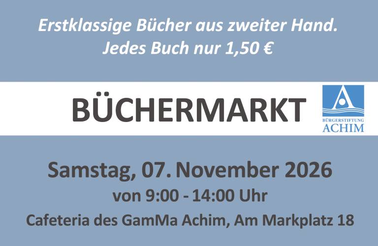 Büchermarkt im GamMa