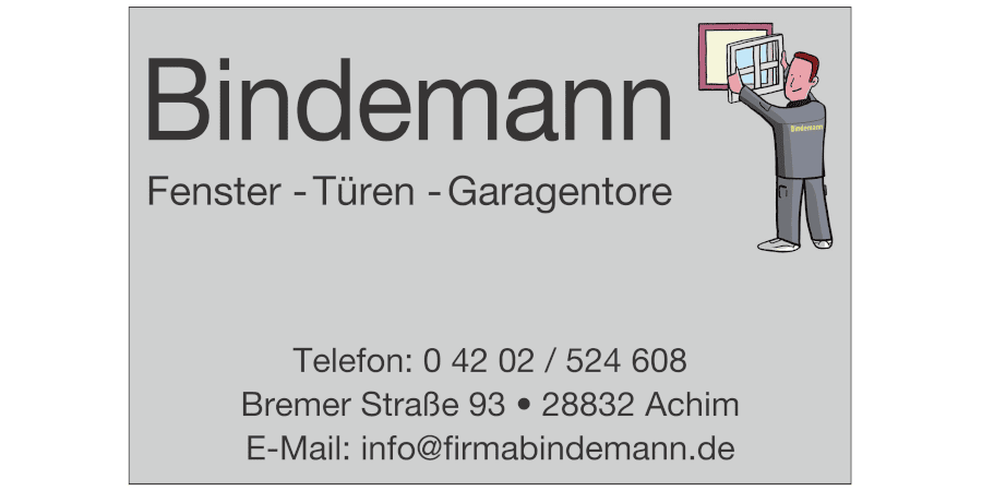 Bindemann Fenster - Türen - Garagentore